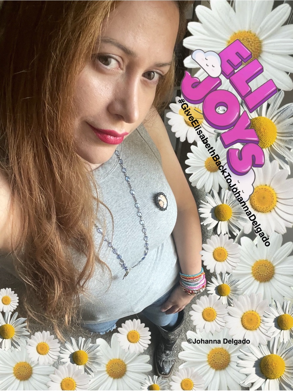 ELIJOYS - #GiveElisabethBackToJohannaDelgado ©️JD brooch OS